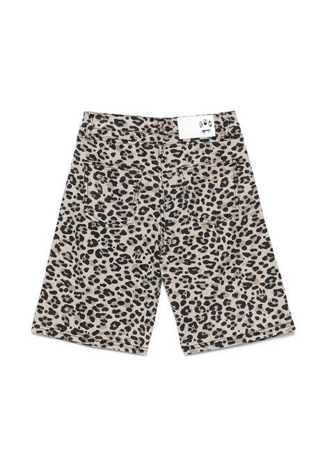 Bermuda con stampa leopardo BARROW KIDS | S5BKJGBE120140